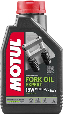 Motul FORK OIL EXP MEDIUM/HEAVY 15W 1 Liter 15W Technosynthese 105931 - Image 1 of 4