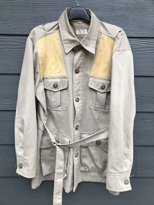 Chaqueta Gander Mountain Hunters Fit Cinturón Safari Caza Tiro Bronceado Talla M De Colección Foto 1 de 4