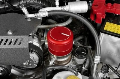 Cubierta de llenado de aceite roja Perrin para Subaru 2015-2024 WRX BRZ FR-S FRS 86 GR86 Foto 1 de 4
