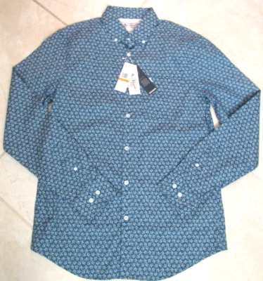 NUEVA Camisa Original Penguin LS PARA HOMBRES S Azul Estampado Penguin Pete $89.00 Foto 1 de 4