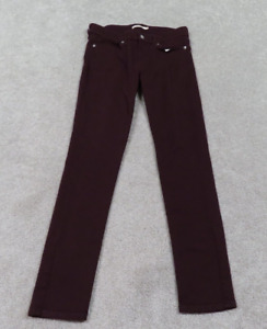 Levis 711 Skinny Jeans Womens Size 28 Crimson Purple Pants Ladies