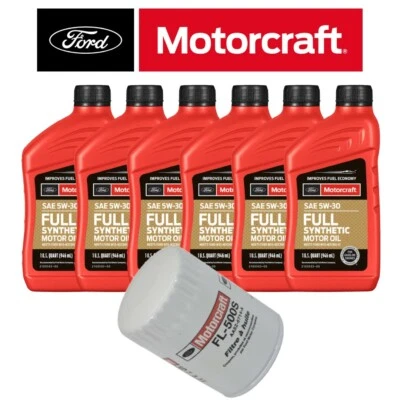 Motorcraft Synthetic Oil Change Kit For 11+ Ford Expedition/F-150 3.5L EcoBoost - Image 1 of 3