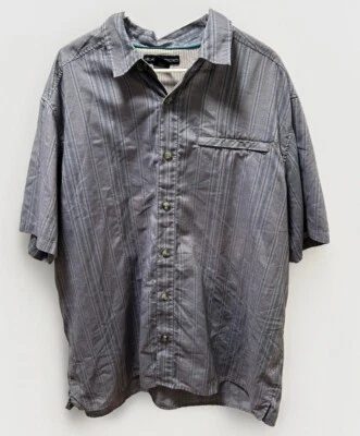 ExOfficio Button Up Shirt 2XL XXL Blue Vented Hike Trail Trekker Camper Outdoors - Image 1 of 4