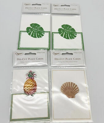 Mixto Caspari Troquelado Fiesta Vacaciones Papel Pop Up Lugar Tarjetas Carpas 4 Paquetes Nuevo de Lote Antiguo Foto 1 de 4