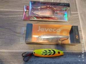 Blinker-set/Verschiedene Große/ Farbe/gewichte/ 2 - Blinker + 1 Wobbler /NEU ! - Bild 1 von 4