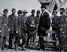 President Abraham Lincoln at Antietam 8"x 10" Civil War Photo Picture #33
