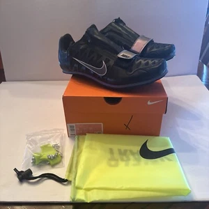 NEU Nike Zoom LJ 4 Weitsprung schwarz/indigo Nebel/weiß 415339-004 Herren mit Spikes - Bild 1 von 11