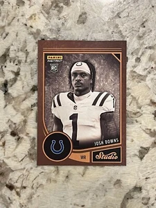 2023 Panini Instant Josh Downs RC Studio /370 - Picture 1 of 2