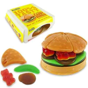 Raindrops Gummy Burger Box 4.59 oz. - Picture 1 of 7