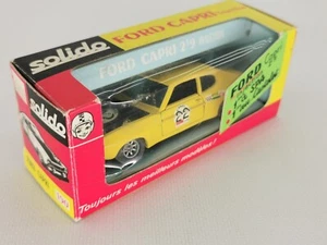 SOLIDO SÉRIE 100 N°190 FORD CAPRI RALLYE JAUNE AVEC BOITE D'ORIGINE +++ - Imagen 1 de 8