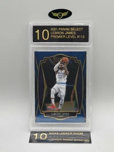 2021 Panini Select Los Angeles Lakers LEBRON JAMES #113 Premier Level LRG 10 - Picture 1 of 2