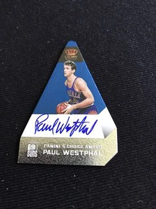 2011 Preferred Crown Royale Paul Westphal Panini's Choice Award Blue Auto #15/35 - Picture 1 of 2