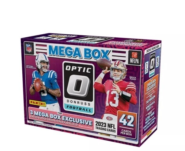 2023 Panini Optic Football NFL Mega Box Factory Sealed Target Green Hyper