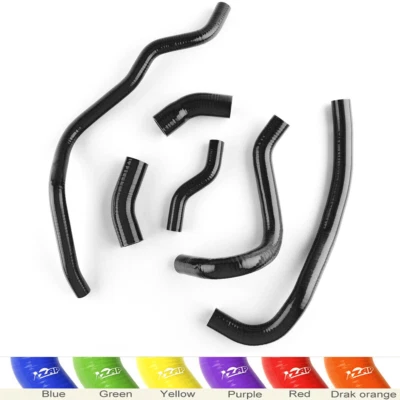 Manguera de radiador de silicona Black Fit Yamaha Vmax 1200 VMX1200 1985-2006 tubo de refrigerante Foto 1 de 4
