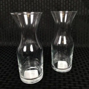 Mini Wine Decanters 2 Single Serving Glass Carafes - Picture 1 of 7