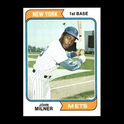 John Milner 1974 Topps New York Mets #234 GREAT SET BREAK! - Image 1 of 2
