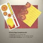 Creative Memories - PRIMARY - RED & YELLOW - DOUBLE DIPPED - Page Completion Kit