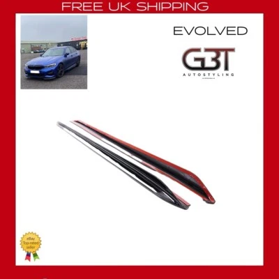 GBT-AUTOSTYLING LAME PROLUNGA GONNA LATERALE NERO LUCIDO BMW SERIE 3 G20 G21 M PERFORMANCE BLACK