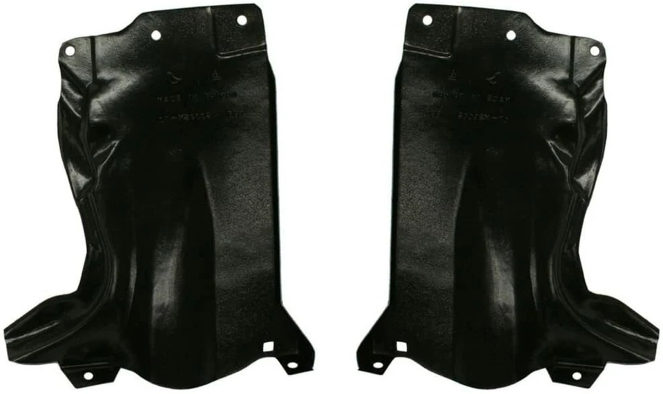 Conjunto de 2 peças 2004-2009 MAZDA3 plástico sob o para-choque dianteiro tampa do motor proteção contra respingos - Imagem 1 de 1