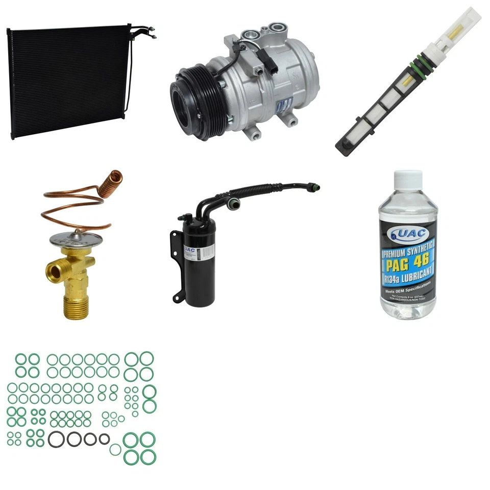 Kit de compresor de aire acondicionado UAC 2004 para Ford E-150 Club Wagon 2003-2005 Foto 1 de 1