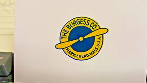 Burgess Propeller Decal Set of 2 for Vintage Aircraft 1904 - 1916 - Picture 1 of 2