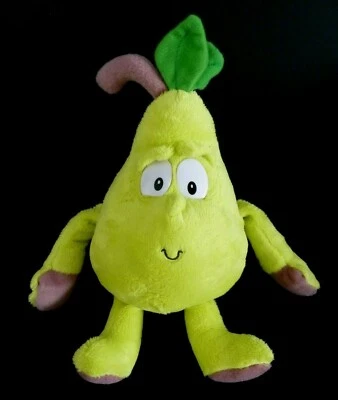SC*. DOUDOU PELUCHE LIDL  DELTA SPORT PLAY TIVE POIRE VERT MAUVE ETAT NEUF - Photo 1/3