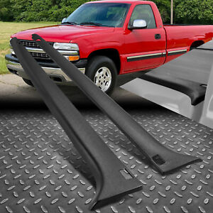 For 99-05 Chevy Silverado GMC Sierra 1500 Stepside Bed Rail Caps Protector Pair
