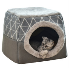Winter Haustier Katze Weiche Warme Höhle Haus Hundezimmer Katze Hund Nest Bett
