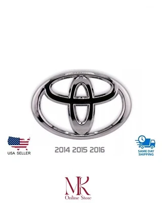 🔥🔥14-16 全新丰田 COROLLA 🔥 🔥 EMBLEM CHROME FRONT GRILLE 2014 2015 2016 标志 — 第 1/3 张图片