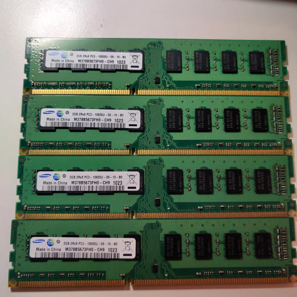 Samsung 8GB (4x2GB) DIMM DDR3 Memory (M378B5673FH0CH9) - Image 1 of 1