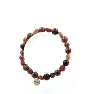 Steine Und Minéraux. Armband Rubin Du Brazilien + Perlen Rubin Aus Mogok, Birma - Bild 1 von 6