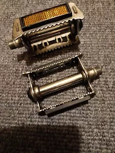Vintage Union U42 Pedals 9/16 in Rat Trap Old K10491 - Picture 1 of 3