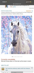 Yoofoss Painting By Numbers Horse Kit For Beginners