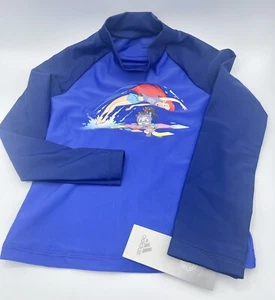 New Adidas Disney Princess Girls Long Sleeve Rash Guard Size 4T Ariel NWT - Picture 1 of 3