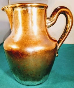 Alter Porzellankrug verkupfert und versilbert - Bild 1 von 6