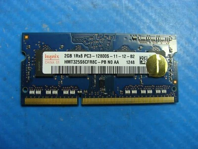 MacBook A1278 Laptop Hynix 2GB Memory PC3-12800S-11-12-B2 HMT325S6CFR8C-PB #1 - Image 1 of 2