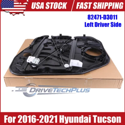 Window Regulator For Hyundai Tucson 2016-2021 1.6L 2.0L 2.4L Front Left Driver - Image 1 of 4