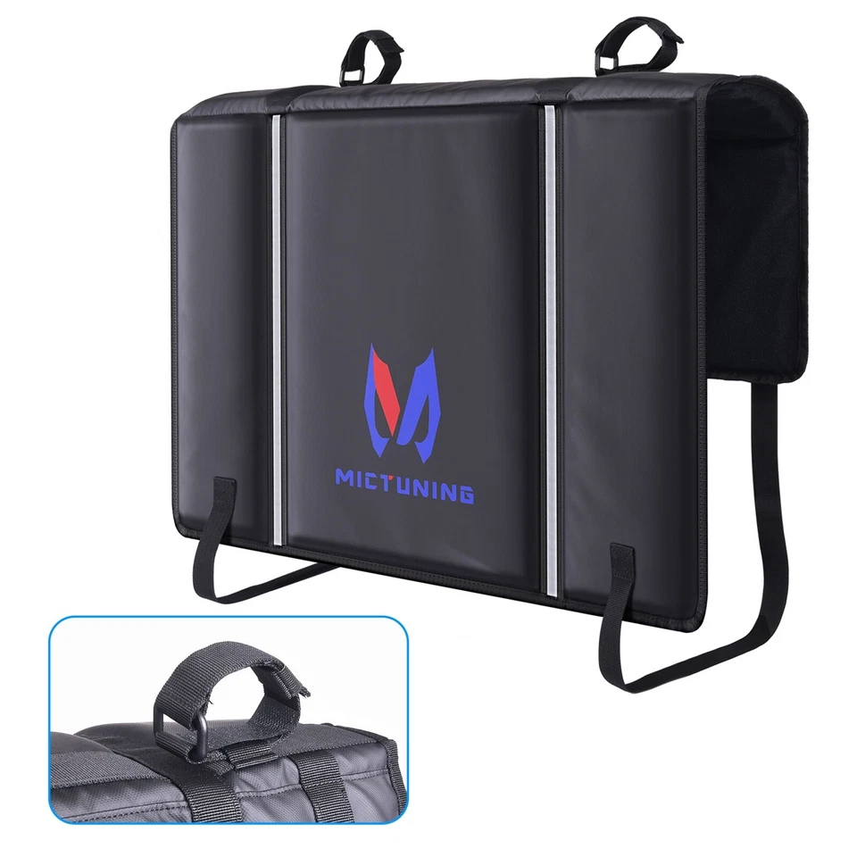 Mictuning Durable Tailgate Pad Protective Bike Rack Shuttle Mat for Pickup Truck