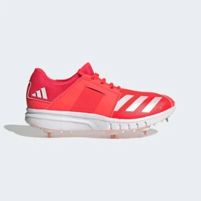 adidas Howzat Cricket Spikes 20 Shoes Mens Red Adult - Image 1 of 4