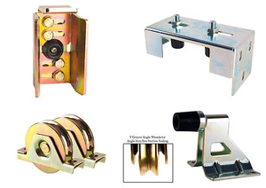 Angula Sliding Gate up to 3m long Kit stop keep Recessed wheels. - Picture 1 of 6