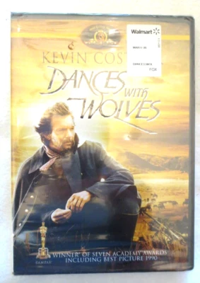 **DVD MOVIE**DANCES WITH WOLVES**STARRING** KEVIN COSTNER**** MINT - Image 1 of 2