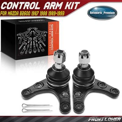 2pcs Front Lower Ball Joint for Mazda B2600 1987-1990 1991 1992 1993 L4 2.6L 4WD - Image 1 of 4
