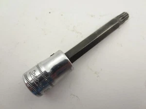SNAP ON TOOLS EXTRA LONG 8MM TRIPLE SQUARE BIT SOCKET -- 3/8" Drive -- FTSM8AL - Picture 1 of 8