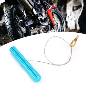 Motorrad Luftventil Abzieher Schlauch Reifenschaft Werkzeug Blau - Bild 1 von 9