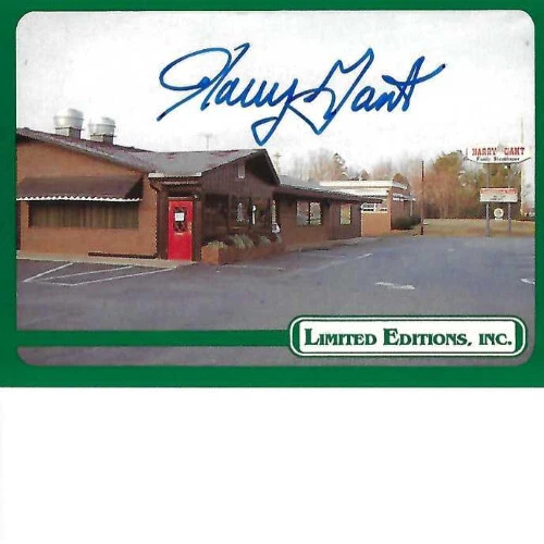 HARRY GANT HAND SIGNED 1992 LIMITED EDITIONS RACING #6 - NASCAR - Image 1 of 1