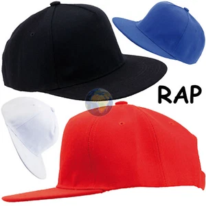 CAPPELLO Rapper UOMO Donna CAPPELLINO Rap BERRETTO Baseball PIATTO Hat CAP Moda - Imagen 1 de 5