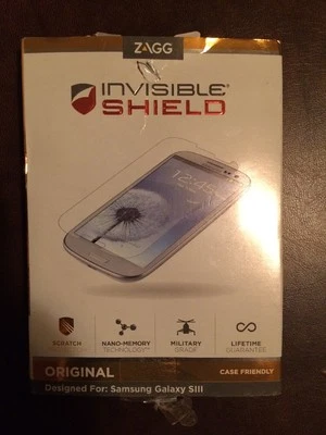 Protector de pantalla transparente Zagg invisibleSHIELD para Samsung Galaxy S III Foto 1 de 4
