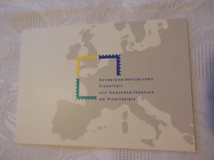 Faltblatt Deutsche Post Sicherheit Arbeitsschutz 5300 Bonn, Marke Sonderstempel - Bild 1 von 3