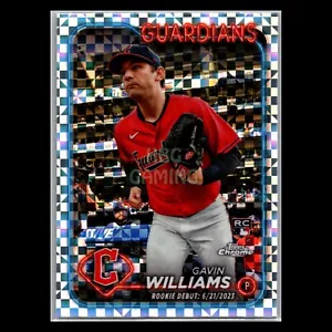 2024 Topps Chrome Update - #USC77 Gavin Williams RC X-Fractor - Picture 1 of 2