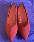 Rothy’s -The Point- Chili Red Pointed Toe Slip On Women’s Shoes Size 12 W
